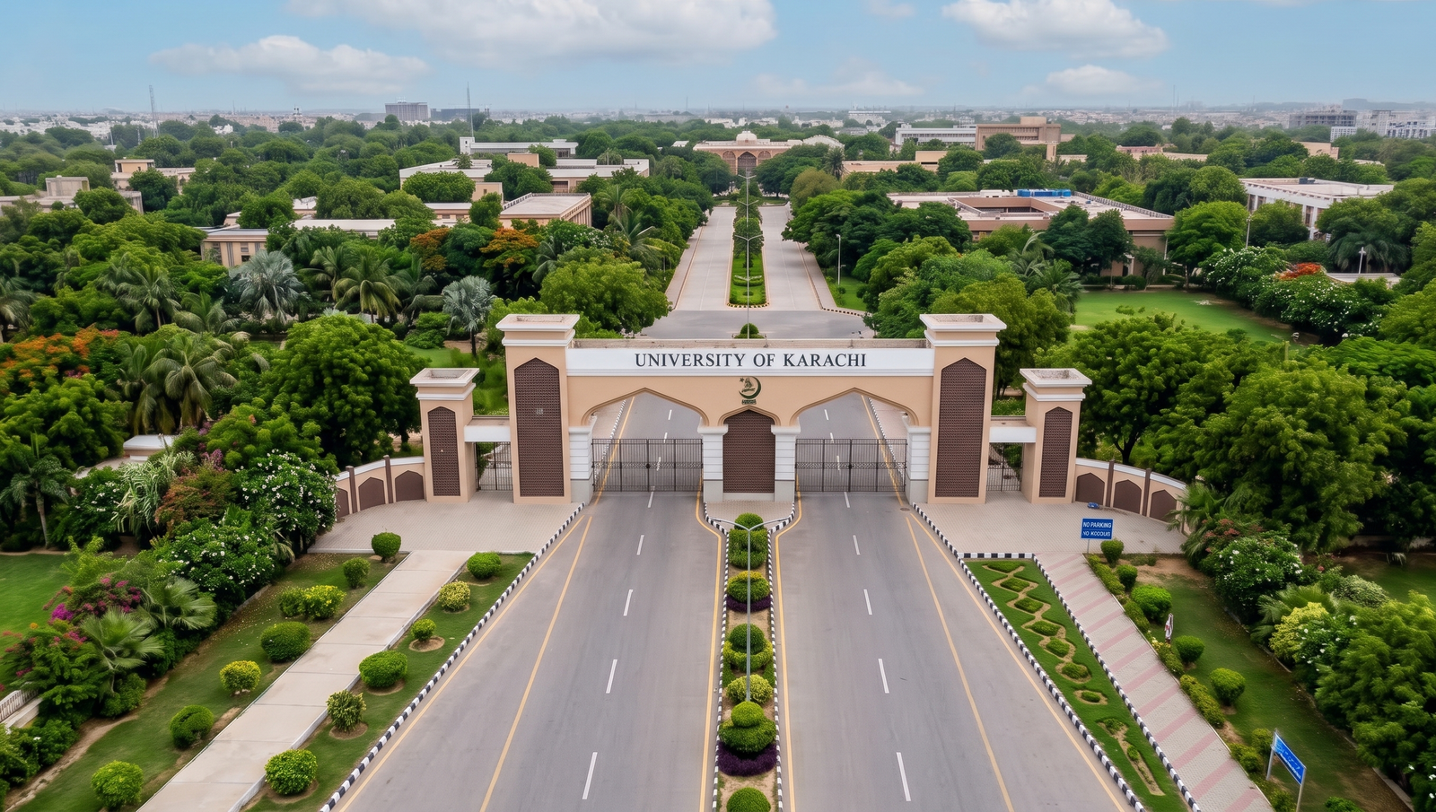 Karachi University Gate Work